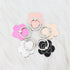 Cell Phone Ring Holder Flower Finger Grip Stand, 360° Rotation, 180° Flip Universal Kickstand for All Smartphones (Rose
