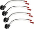 YYTQP 4 PCS Door Speaker Wiring Harness, 72-6512 Audio Speaker Wire Cable Compatible