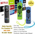Firestick Remote Cover Case, Compatible with 3rd Gen 2 Pack Fire TV Stick, Glow in The Dark Silicone Sleeve
