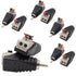 10-Pack Speaker Wire Cable to Audio Male RCA Connector Adapter Plug
