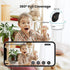 Tenda CP6 2K Indoor Wireless Pan Tilt Cameras for Home Security, Baby Monitor, Pet Camera with 2-Way Audio