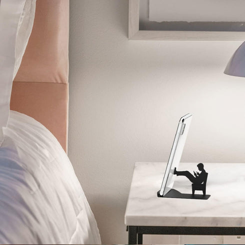 Artori Design Cell Phone Stand for Desk, Cute Smartphone Holder for Office or Home, Unique Stand for Tablets and