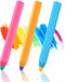 2023 Stylus Pens for Touch Screens, Kenkor Crayon Stylus for Kids, 3 Pack of Pink Blue Yellow (Universal)