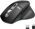 Arteck Multi-Device Wireless Bluetooth Mouse, Ergonomic Right Hand Silent Clicking Rechargeable Mouse for Computer,