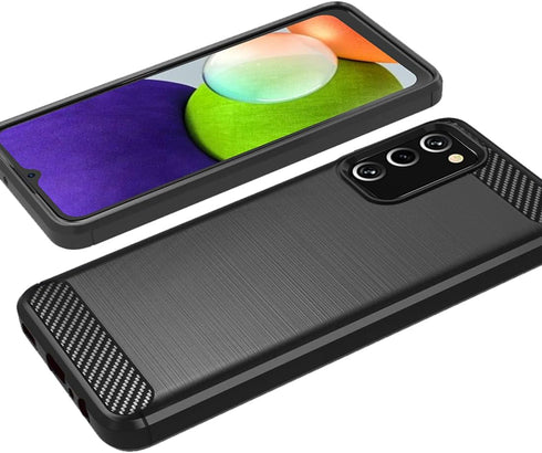 Osophter Galaxy A03S Case, Samsung A03S Protective Cell Phone Cover with 2pcs Screen Protector, Shock-Absorption TPU