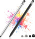 2 Pack Stylus Pens for Touch Screens, High Sensitivity Capacitive Stylus Pen Compatible with iPad, iPhone, Samsung
