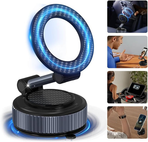 surundo Magnetic Phone Holder for Car - Upgraded 360 Vacuum Magnetic Phone Holder,