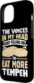 Tempeh Tofu Soy Bean Vegan Vegetarian Veggie 15 Tempeh Eater Food Lover Design For Veggie Fans Case for iPhone