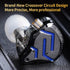 KZ ZSN PRO 2 HiFi IEM Earbud, Dynamic Driver and Balanced Armature Hybrid in-Ear Headphone, Silver