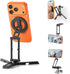 ULANZI SK29 Magnetic Phone Tripod, Foldable Mini Tripod Mount with MagSafe Phone Holder,