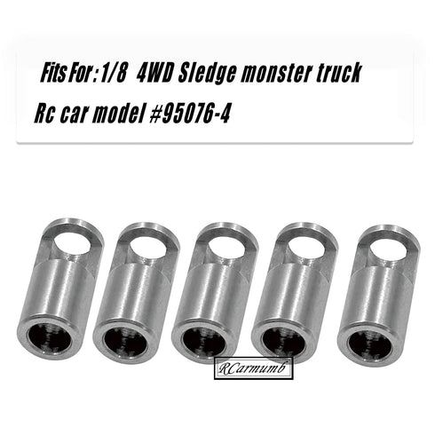 RCarmumb 8MM 5MM Car,5PCS M1.0 M1.5 8MM to Pinion Reducer Sleeve Upgrades Parts for Sledge Remote Control Stainless
