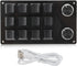 12 Key Mini Keyboard, One Handed Mechanical Gaming Keyboard, Multifunctional Shortcut Programmable Macro Keyboard