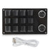 One Handed Macro Mechanical Keyboard, 12 Key Multifunction DIY Programmable Keypad for Office Gaming Lab