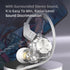 Wired Earbuds with Microphone, Heavy Bass Zero Latency Wired Earphones with Mics for Audiophile Hi-Fi Headset, 3.5mm