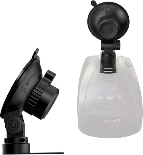 Radar Detector Mount, Suction Cup Holder for Car Radar, Windshield & Dashboard Mount for Cobra Escort Valentine One