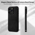 Belemay iPhone 15 Pro Max Leather Case, Compatible with MagSafe, Full-Grain Leather, Slim Fit & Sleek - Black