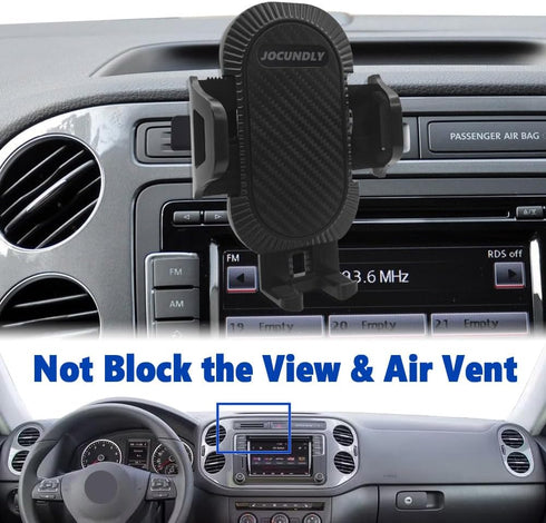 Car Phone Mount for 2009-2017 Volkswagen VW Tiguan SUV, Thick Case Friendly Mobile Phone Holder Cell Navigation Bracket