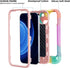 MARKILL Compatible with iPhone 15 Plus Case 6.7 Inch with Rotate Ring Stand, Military Grade Drop Protection Full Body Rugged Heavy Duty Protective Cover for iPhone 15 Plus. (Rainbow Pink)