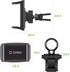 CELLET Car Cell Phone Holder Mount – Black Air Vent Phone Holder Stand with Adjustable Cradle for iPhone 13 Pro Max 12