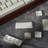 PBT White Jade Keycaps, 154 Keys Cherry Profile Double Shot Keycap Set for Mechanical Keyboard 61/64/84/87/104/108