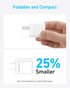 Anker Charger, 2-Pack 20W Fast Charger with Foldable Plug and USB-C to C Cables, for iPhone 15/15 Plus/15 Pro/15 Pro