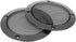 X AUTOHAUX 4pcs 4 Inch Metal Glossy Audio Speaker Cover, Subwoofer Grill Horn Guard, Black