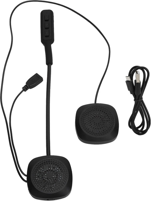 Headset for Motorcycle Helmet, Communication Headphone with Earpiece, Manual/Automatic Answering