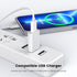 MOSWAG USB to USB C Adapter, USB C Female to USB Male for Apple MagSafe, iPhone, iPad, Galaxy Note, CarPlay