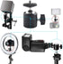 EXMAX 360 Degree Aluminum Alloy Body Rotating Swivel Mini Tripod Ball Head with 1/4" Screw Thread Base Mount for DSLR