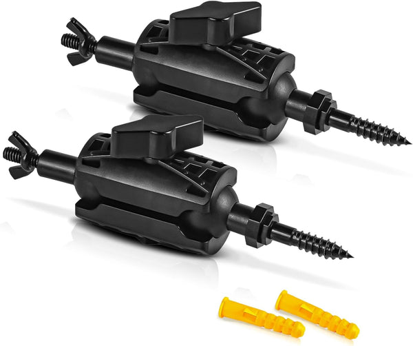 Adjustable Trail Camera Tree Mount: Outdoor Mounting Bracket Holder with Double 360 Swivel Tilt Ball Joints, 2 Packs