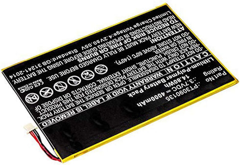 4000mAh Battery Replacement PT3090135 for RCA Galileo Pro 11.5" RCT6513W87, Viking Pro 10 RCT6303W87 Tablet