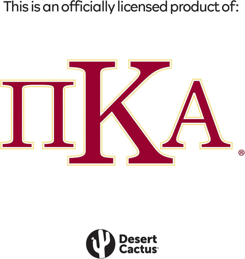 Desert Cactus Pi Kappa Alpha 2-Pack Decal Greek for Window Laptop Computer Car Pike