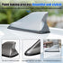 BELOMI Car Shark Fin Antenna Cover, Roof Aerial Base AM/FM Radio Signal for Car SUV Truck, Vehicle Shark Fin Shape