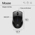 HP Wireless Mouse - Black, 15-Month Battery, 1600 DPI Sensor, Side Grips for PC/Laptop, Mac, Chromebook