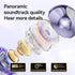 Ear Clip Earbuds, Mini Open Ear Bone Conduction Headphones, True Wireless Bluetooth for Sport, Compatible with iPhone