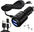 Garmin Nuvi Car Charger, Dual Port USB Power Cable for Garmin GPS, Mini USB Charging Cord for Nuvi C255 Dashcam.