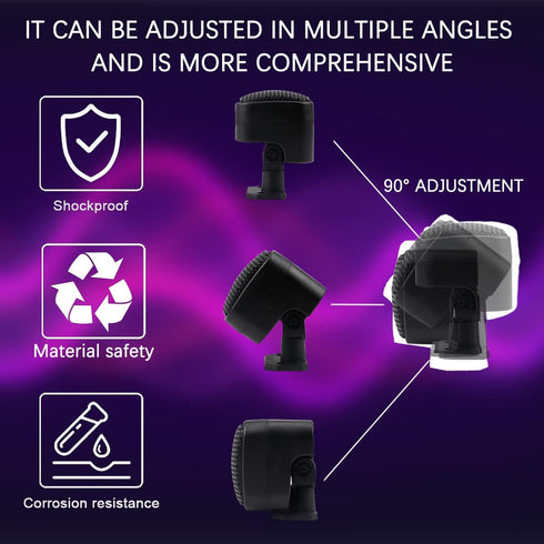 4 Pcs 500W Car Speaker, TP-004A High Power Stereo Tweeter, Easy to Install Vertical Round Speakers for Car Truck