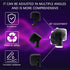 4 Pcs 500W Car Speaker, TP-004A High Power Stereo Tweeter, Easy to Install Vertical Round Speakers for Car Truck
