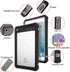 AICase Waterproof Case for iPad Mini 4/5, High Touch Sensitivity ID IP68 360 Degree Shockproof Protective Cover with