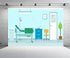 CHNYWORK 5x3ft Cartoon Operating Room Backdrop Hospital Ward Surgery Anesthesia Bed Medical Equipment Background Kids