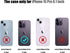 Nvollnoe iPhone 15 Pro Case - Heavy Duty, Slim Wallet with Hidden Card Slot, Shockproof Dual Layer, 6.1" (Blue)