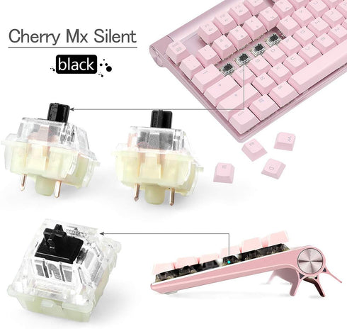 Wholesales Authentic RGB Cherry Switch, Cherry Mx Switches, Keycap, Keyswitches Keymodule Mechanical Keyboard Switches Replacement (10 pcs, Black 3 pin) by HUYUN