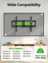USX MOUNT 37"-95" 600x400mm 132lbs, 16", 24" Tilting TV Wall Mount for Most Flat Curved Screen Television, TV Bracket