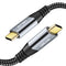 6FT USB C to USB C Cable: 20Gbps Data, 100W Fast Charge, 4K Video for MacBook, iPad, iPhone 15 Pro/Max, Samsung S21,