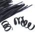 400 Pcs Twist Ties for Bags - 5" Reusable Black Plastic Coated Heavy Duty Twist Ties