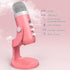 ZealSound Gaming USB Pink Microphone with Quick Mute for Phone, Computer, PC, PS5, Studio Mic with Gain Control, Echo &