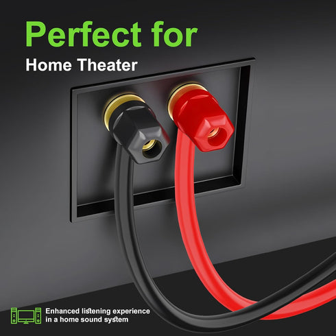 GOSDENG 14 200 14 Gauge Speaker Wire- ft Spec Soft Touch Audio Wire for Car Stereos, Home Theater, Surround Sound