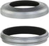 Haoge LH-X49W 2in1 All Metal Ultra-thin Lens Hood with Adapter Ring Set for Fuji X100 Series & FinePix X70 Silver