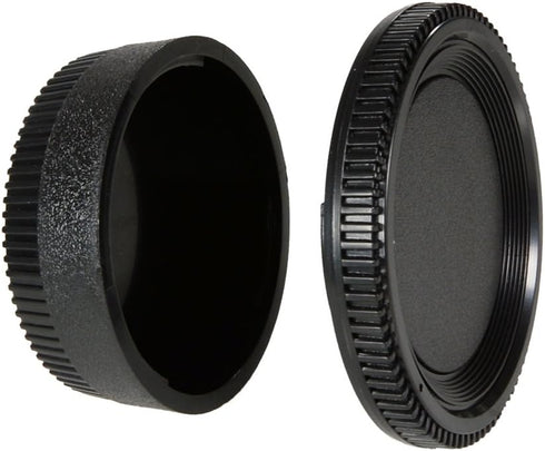Camera Body Cap & Rear Lens Cover for Nikon D3, D4, Df, D300, D300S, D750, D700, D800, D800E, D610, D600, D70, D70S,