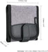 JJC Lens Filter Pouch Case for Circular Filters Up to 82mm - 3-Pocket Lens Filter Wallet with Fasten Belt Loop